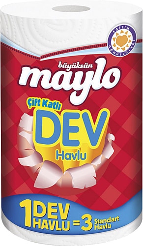 Maylo 1=3 Rulo Dev Havlu