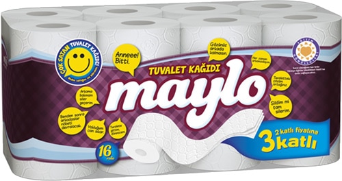 Maylo 3 Katlı 16'lı Tuvalet Kağıdı