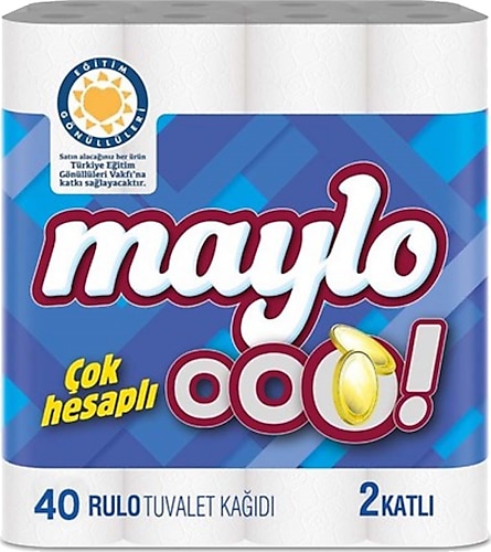 Maylo Ooo 2 Katlı 40'lı Tuvalet Kağıdı