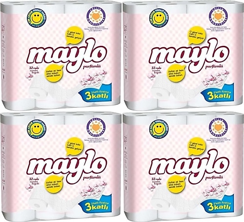 Maylo Parfümlü 3 Katlı 128'li Tuvalet Kağıdı