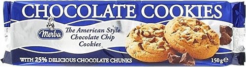 Merba Chocolate Cookies 150 gr