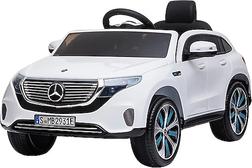 Mercedes baby toys Mercedes Benz EQC 400 12 V Akülü Araba Uzaktan Kumandalı 4x2 Beyaz