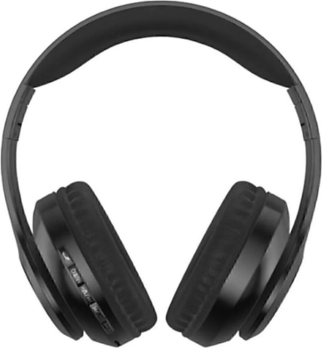 MerciTech Bluetooth Kulaklık Kulaküstü Mikrofonlu Katlanabilir Extra Bass Yüksek Kalite Kablosuz Kulaklık - Siyah