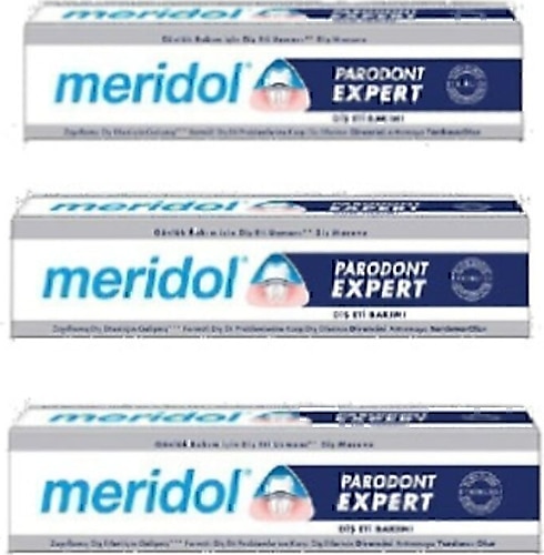 Meridol Parodont Expert Florürlü Diş Macunu 75 ml 3 Adet
