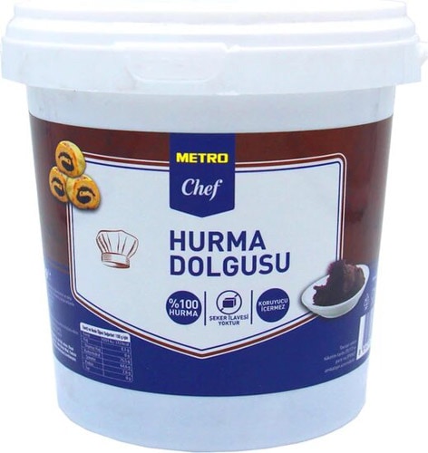 Metro Chef 1 kg Hurma Dolgusu