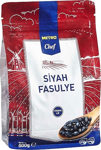 Metro Chef Siyah Fasulye 500 gr
