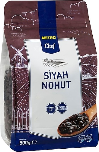 Metro Chef Siyah Nohut 500 gr