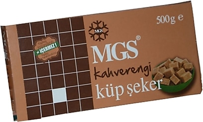 Mgs Esmer Küp Şeker 500 gr