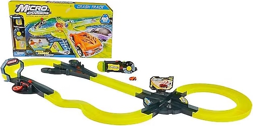 Micro Chargers Çarpışma Pisti - Oyuncak Yarış Arabaları Pisti