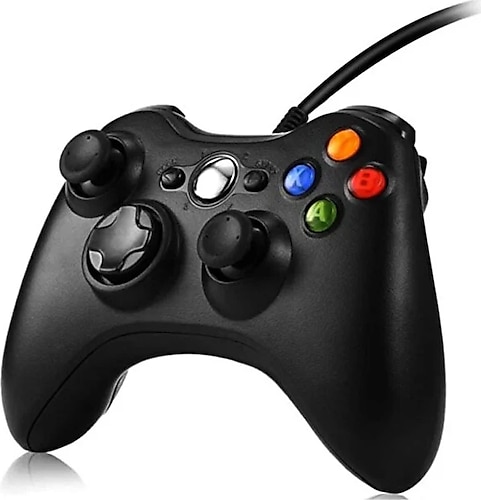 Microsoft Xbox 360 Kablolu Oyun Kolu ( Pc Uyumlu ) (Ithalatçı Garantili)