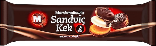 Migros 8'li 184 gr Marshmallowlu Sandviç Kek
