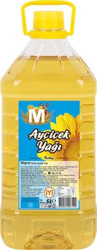 Migros Ayçiçek Yağı 5 lt