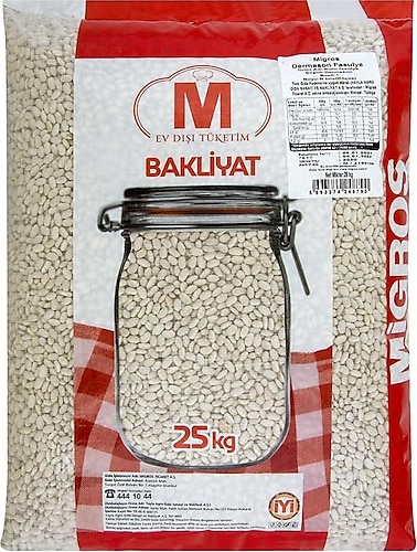 Migros Dermason Fasulye 25 kg