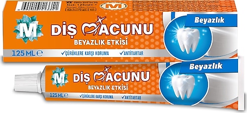 Migros Diş Macunu Beyazlık 125 ml