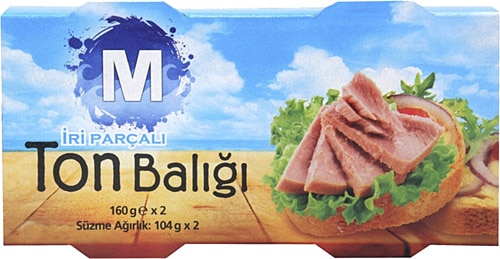 Migros İri Parçalı Ton Balığı 2x160 gr