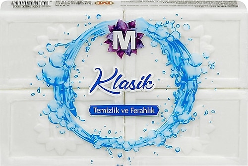 Migros Katı Sabun Beyaz Klasik 4x200 gr
