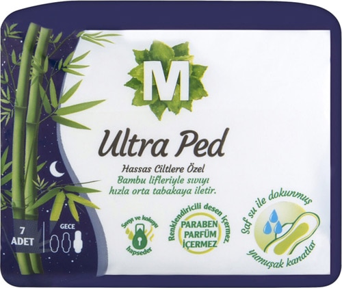 Migros Ultra Hijyenik Ped Gece 7'li