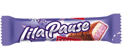 Milka Lila Pause Çilekli Çikolata 34 gr