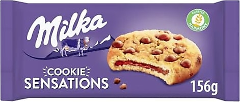 Milka Sensations Choco Cookie Damla Çikolatalı Kurabiye 156 gr