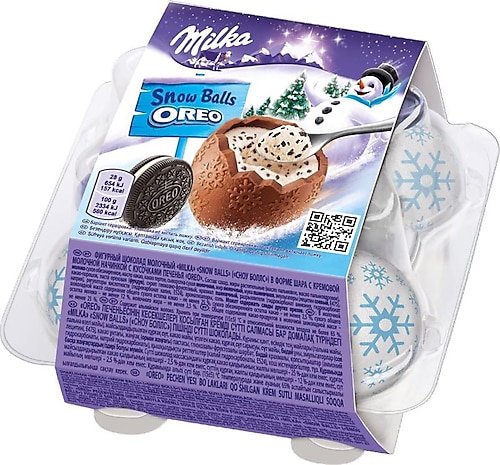Milka Snow Balls Oreo 4x28 gr
