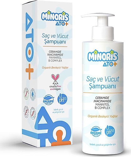 Minoris ATO+ Saç ve Vücut Şampuanı 400 ml