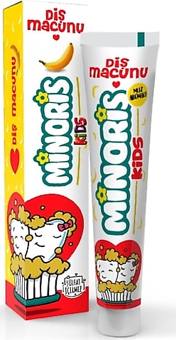 Minoris Kids Organik Muz Aromalı Diş Macunu 75 ml
