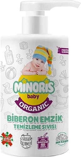 Minoris Organik Antialerjik Biberon Emzik Temizleyici 500 ml