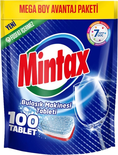 Mintax Bulaşık Makinesi Tableti 100'lü