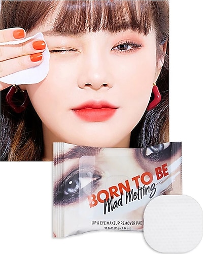 Missha Dudak & Göz Makyajı Temizleme Pedi A'pıeu Born To Be Mad Melting Lip&eye Makeup Remover Pads 10adet