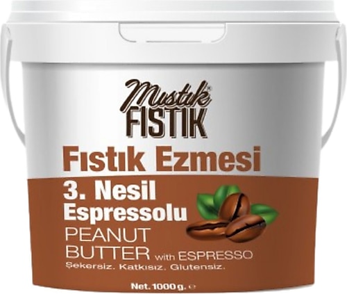Mıstık Fıstık 3. Nesil Espressolu Fıstık Ezmesi 1 kg