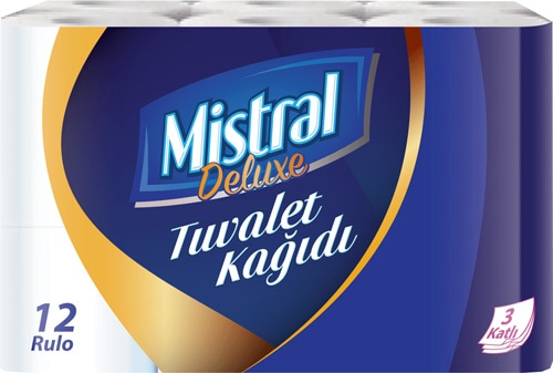 Mistral 3 Katlı 12'li Tuvalet Kağıdı
