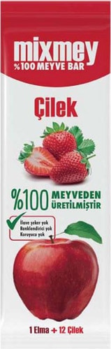 Mixmey 20 gr Elmalı Çilekli Meyve Barı
