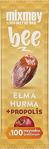 Mixmey Bee Elma Hurma Propolis 25 gr Atıştırmalık Bar