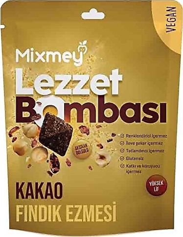 Mixmey Fındık Ezmeli & Kakaolu Lezzet Bombası 77 gr