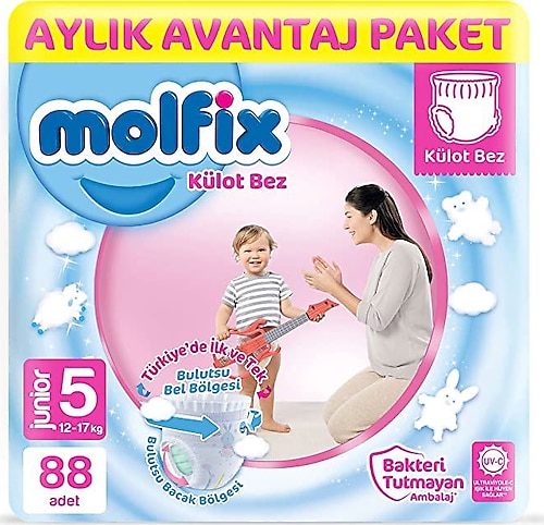 Molfix 5 Numara Junior 88'li Külot Bez