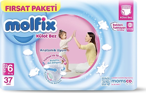 Molfix 6 Numara Extra Large 37'li Külot Bez