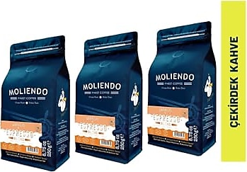 Moliendo Amalfi Espresso Blend Çekirdek Kahve 250 gr 3'lü