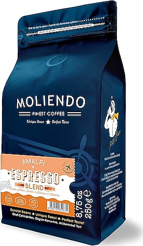 Moliendo Amalfi Espresso Blend Çekirdek Kahve 250 gr