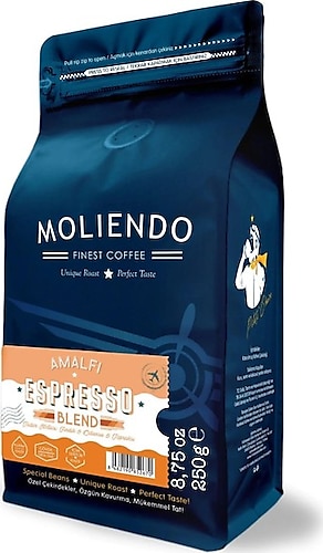 Moliendo Amalfi Espresso Blend Kahve (Çekirdek Kahve) 250 g - 250 gr