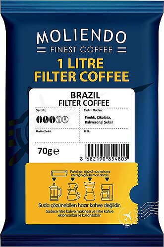Moliendo Brazil Öğütülmüş Filtre Kahve 70 gr