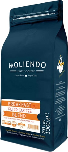 Moliendo Breakfast Blend Çekirdek Filtre Kahve 1 kg