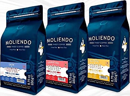 Moliendo Espresso Avantaj Paketi -2-3x250 g (Çekirdek Kahve)