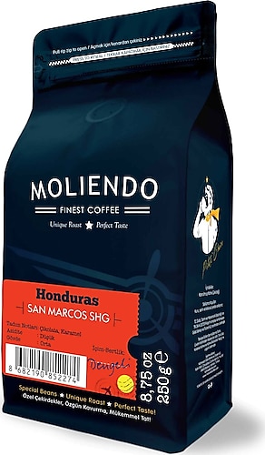 Moliendo Honduras San Marcos SHG Çekirdek Kahve 250 gr