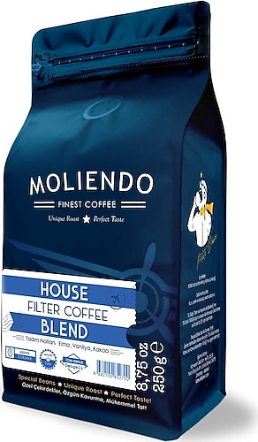 Moliendo House Blend Çekirdek Filtre Kahve 250 gr