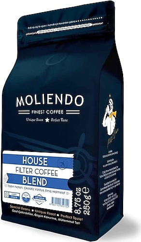 Moliendo House Blend Öğütülmüş Filtre Kahve 250 gr