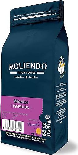 Moliendo Mexico Esmeralda Çekirdek Kahve 1 kg
