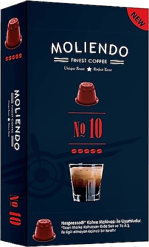 Moliendo No:10 Nespresso Uyumlu Kapsül 10'lu