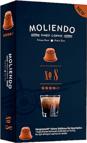 Moliendo No:8 Nespresso Uyumlu Kapsül 10'lu