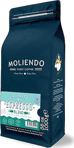 Moliendo Ravello Espresso Blend Çekirdek Kahve 1 kg