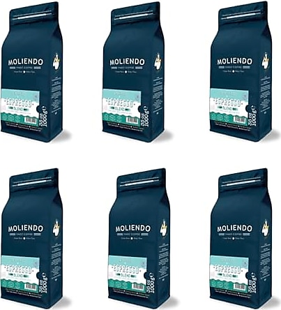 Moliendo Ravello Espresso Blend Kahve Avantaj Paketi 6x1000 g
